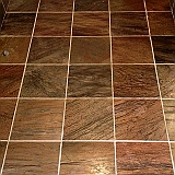 POLISHED SLATE CONDO FLOOR.